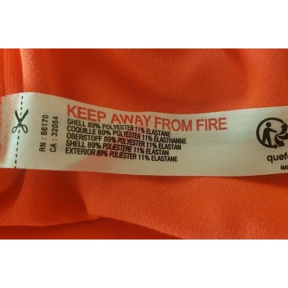 NEW FREE PEOPLE MOVEMENT BREATHE DEEPER CROP TANK BLOOD ORANGE MEDIUM - Picture 9 of 9